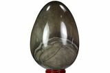Polished Polychrome Jasper Egg - Madagascar #110599-1